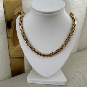 Cadena Rústica Oro 18k Laminado 65 cms