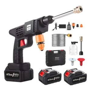 Hidrolavadora Inalámbrica Portátil 48V con 2 Baterías