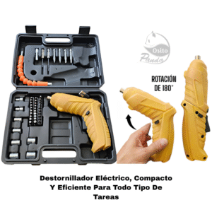 Destornillador Eléctrico, Compacto Y Eficiente Para Todo Tipo De Tareas